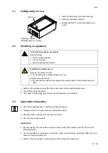 Preview for 21 page of B.Pro BC GF 3500 Operating Instructions Manual