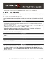 B-PWR PAFB-1C Instruction Manual preview