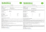 B-Safety ClassicLine PROTECTO Operation Manual предпросмотр