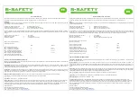 Предварительный просмотр 2 страницы B-Safety ClassicLine PROTECTO Operation Manual