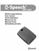 B-Speech GPS 20C User Manual preview