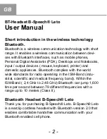 Preview for 2 page of B-Speech Leto User Manual