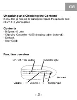 Preview for 3 page of B-Speech Leto User Manual