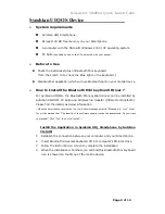 Preview for 9 page of B-Speech MiniPad Quick Install Manual