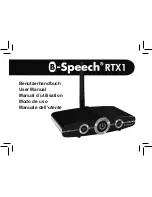 B-Speech RTX1 User Manual предпросмотр