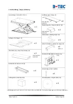 Preview for 15 page of B-TEC Carry 3.5 Installation, Operating Instructions And Parts List