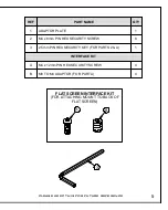 Preview for 5 page of B-Tech 001713280-0002 Installation Manual & Parts List