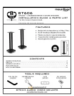 B-Tech ATLAS BT606 Installation Manual & Parts List preview