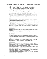 Preview for 2 page of B-Tech ATLAS Mountlogic BT608/B Installation Manual & Parts List