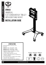 Предварительный просмотр 1 страницы B-Tech AV Mounts BT8563 Series Installation Manual