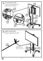 Предварительный просмотр 14 страницы B-Tech AV Mounts BT8567-01 Installation Manual