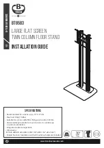 Preview for 1 page of B-Tech AV Mounts BT8583 Installation Manual