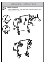 Preview for 7 page of B-Tech Better By Design System X BT8370 Installation Manual & Parts List