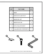 Preview for 5 page of B-Tech BT4003 Installation Manual & Parts List