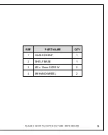 Предварительный просмотр 5 страницы B-Tech BT7165 Installation Manual & Parts List