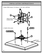 Предварительный просмотр 6 страницы B-Tech BT7502 Installation Manual & Parts List