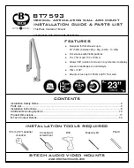 B-Tech BT7593 Installation Manual & Parts List preview