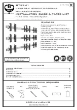 Предварительный просмотр 1 страницы B-Tech BT8341 Installation Manual & Parts List