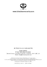 Preview for 24 page of B-Tech BT8353 Installation Manual & Parts List