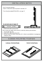 Предварительный просмотр 5 страницы B-Tech BT8371-3X3 Installation Manual & Parts List