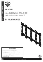 Предварительный просмотр 1 страницы B-Tech BT9340-RM Installation Manual