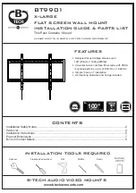 B-Tech BT9901 Installation Manual & Parts List preview