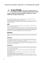 Preview for 2 page of B-Tech Cantabria BTF801 Installation Manual