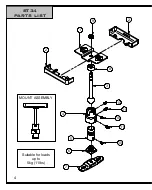 Предварительный просмотр 4 страницы B-Tech Mountlogic BT34/W Installation Manual & Parts List