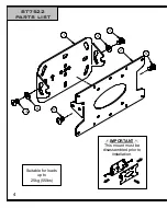 Предварительный просмотр 4 страницы B-Tech mountlogic BT7522 Installation Manual & Parts List