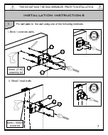 Предварительный просмотр 7 страницы B-Tech mountlogic BT7522 Installation Manual & Parts List