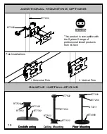 Предварительный просмотр 10 страницы B-Tech mountlogic BT7522 Installation Manual & Parts List