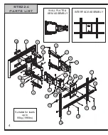 Предварительный просмотр 4 страницы B-Tech Mountlogic BT8224 Installation Manual & Parts List