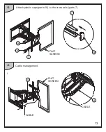 Предварительный просмотр 13 страницы B-Tech Mountlogic BT8224 Installation Manual & Parts List