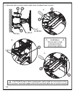 Предварительный просмотр 14 страницы B-Tech Mountlogic BT8224 Installation Manual & Parts List