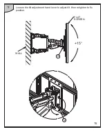 Предварительный просмотр 15 страницы B-Tech Mountlogic BT8224 Installation Manual & Parts List