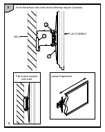 Предварительный просмотр 8 страницы B-Tech mountlogic BT8432 Installation Manual & Parts List