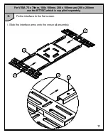 Предварительный просмотр 11 страницы B-Tech Mountlogic BT8505/B Installation Manual & Parts List