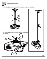 Предварительный просмотр 13 страницы B-Tech Mountlogic Range BT-883/W Installation Manual & Parts List