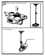 Предварительный просмотр 14 страницы B-Tech Mountlogic Range BT-883/W Installation Manual & Parts List