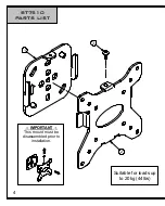 Preview for 4 page of B-Tech mountlogic range BT7510 Installation Manual & Parts List