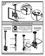 Предварительный просмотр 13 страницы B-Tech MountLogic Range BT8426 Installation Manual & Parts List