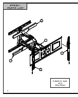 Предварительный просмотр 4 страницы B-Tech Mountlogic Series Installation Manual & Parts List