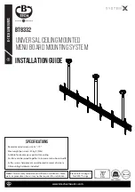 B-Tech SYSTEM X BT8332 Installation Manual предпросмотр