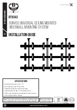 Предварительный просмотр 1 страницы B-Tech System X BT8343 Installation Manual