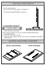 Предварительный просмотр 5 страницы B-Tech System X BT8371-3X3-60 Installation Manual & Parts List