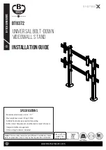 Предварительный просмотр 1 страницы B-Tech SYSTEM X BT8372 Installation Manual