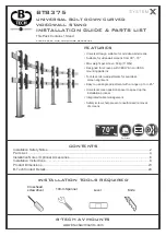 B-Tech System X BT8375 Installation Manual & Parts List предпросмотр