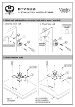 Предварительный просмотр 2 страницы B-Tech Ventry BTV502 Installation Manual & Parts List