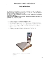 Предварительный просмотр 4 страницы B-TEK Scales AquaShield Series Instruction Manual