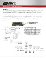 Предварительный просмотр 1 страницы B-TEK Scales T Series Install And Configure